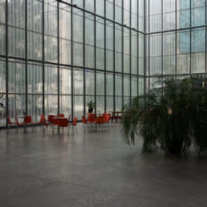 Red chairs