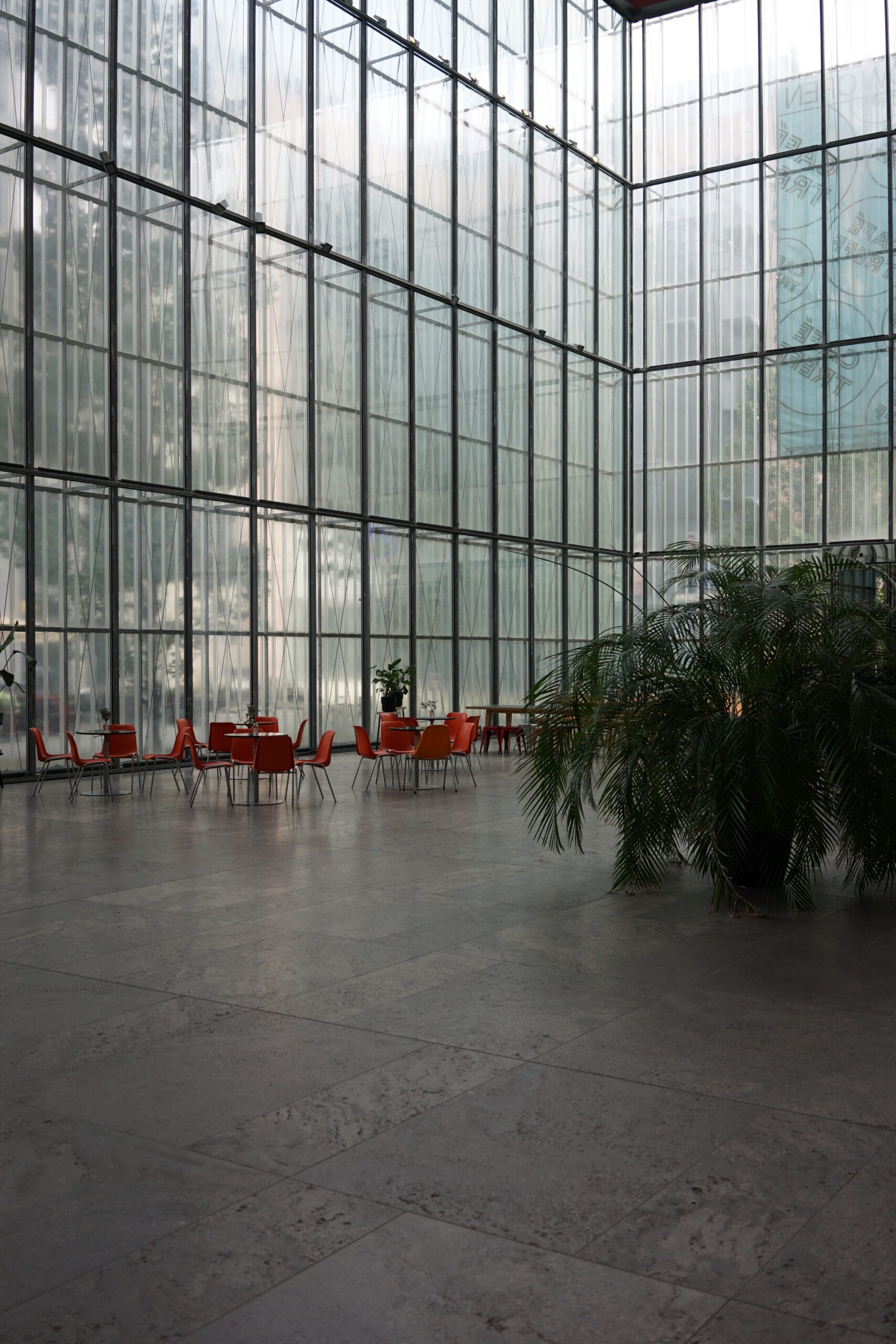Red chairs